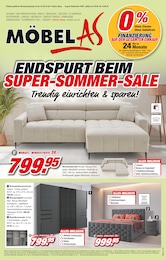 Möbel AS Prospekt für Bad Mergentheim mit 12 Seiten Möbel AS Prospekt für Bad Mergentheim: "ENDSPURT BEIM SUPER-SOMMER-SALE", 12 Seiten, 30.08.2025 - 13.09.2025