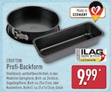 Profi-Backform Springform im ALDI Nord Prospekt Profi-Backform Springform von Crofton im aktuellen ALDI Nord Prospekt fĂŒr 9,99 âŹ