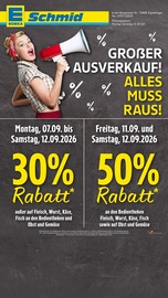 E center Supermarkt Prospekt der aktuellen Woche mit 51 Seiten, gültig von 07.09.2026 bis 12.09.2026, in Winterlingen und Umgebung Aktueller E center Supermarkt Prospekt in Winterlingen und Umgebung, "Aktuelle Angebote" mit 51 Seiten, 07.09.2026 - 12.09.2026