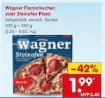 Aktuelles Flammkuchen oder Steinofen Pizza Angebot bei Netto Marken-Discount in Trier ab 1,99 €
