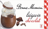Liégeois au Chocolat - BONNE MAMAN à 0,54 € dans le catalogue Intermarché Hyper