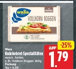 Vollkorn Roggen von Wasa für 1,79 € bei EDEKA im Angebot Vollkorn Roggen von Wasa im aktuellen EDEKA Prospekt