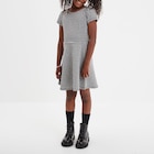 Robe patineuse manches courtes ecru fille dans le catalogue La Halle