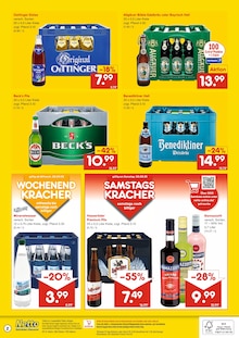 Bier im Netto Marken-Discount Prospekt "DER ORT, AN DEM DU IMMER AUSGEZEICHNETE PREISE FINDEST." mit 2 Seiten (Heilbronn)