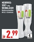 Marktkauf Warendorf - Mehrweg-Sektgläser Angebot im Prospekt Mehrweg-Sektgläser bei Marktkauf im Warendorf Prospekt für 2,99 €