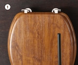 Abattant WC acacia en promo chez Stokomani Neuilly-sur-Seine à 19,99 €