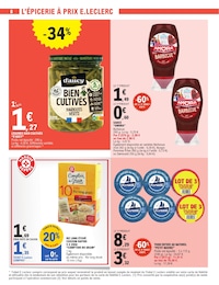 Prix et réduction Graine dans le prospectus E.Leclerc en cours Offre Graine dans le catalogue E.Leclerc du moment à la page 8