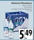 Mineralwasser im Angebot bei EDEKA in Dachau Mineralwasser Angebote von Adelholzener bei EDEKA Dachau für 5,49 €