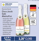 Sekt Alkoholfrei Angebote von Claus Jacob bei Metro Hennef für 3,99 €