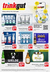 Trinkgut Supermarkt Prospekt der aktuellen Woche mit 6 Seiten, gültig von 19.10.2026 bis 24.10.2026, in Eberbach und Umgebung Aktueller Trinkgut Supermarkt Prospekt in Eberbach und Umgebung, "Aktuelle Angebote" mit 6 Seiten, 19.10.2026 - 24.10.2026