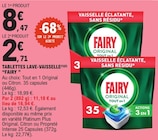 Tablettes Lave-Vaisselle - Fairy dans le catalogue E.Leclerc