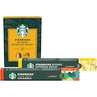 SUR TOUTES LES CAPSULES X10 & X18 - STARBUCKS BY NESPRESSO en promo chez Carrefour Market Le Havre