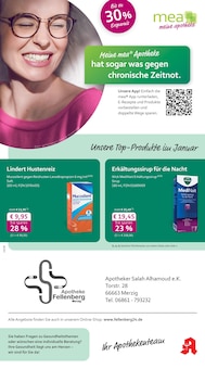 mea - meine apotheke Prospekt Unsere Januar-Angebote mit 4 Seiten