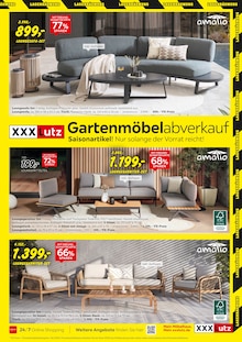 Sofa im aktuellen XXXLutz Möbelhäuser Prospekt (Ludwigshafen (Rhein)) Sofa im XXXLutz Möbelhäuser Prospekt "Gartenmöbelabverkauf" mit 8 Seiten (Ludwigshafen (Rhein))