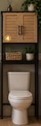 Meuble dessus WC 1 étagère - Maxi Bazar à Menton Meuble dessus WC 1 étagère en promo chez Maxi Bazar Menton à 48,99 €