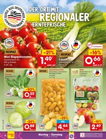 Tomaten im aktuellen Netto Marken-Discount Prospekt (Mönchengladbach) Tomaten im Netto Marken-Discount Prospekt "Aktuelle Angebote" mit 73 Seiten (Mönchengladbach)