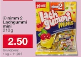 Lachgummi Mini Angebote von nimm 2 bei Woolworth Bad Kreuznach für 2,50 €