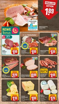 Wurst im aktuellen REWE Prospekt (Essen) Wurst im REWE Prospekt "Dein Markt" mit 30 Seiten (Essen)