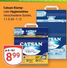 Klumpstreu im Angebot bei GLOBUS in Speyer Klumpstreu Angebote von Catsan bei GLOBUS Speyer für 8,99 €