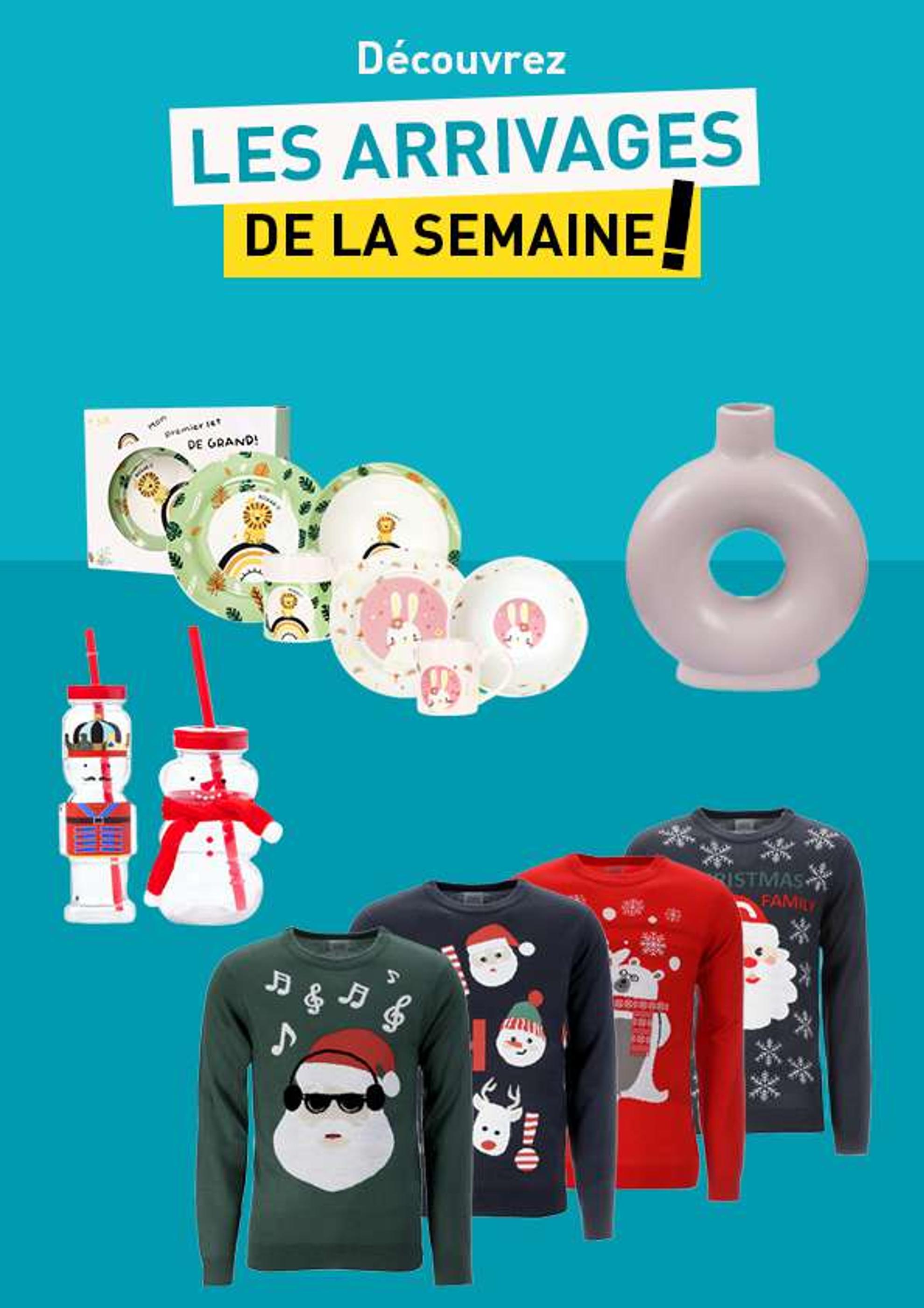 Catalogue Stokomani à Asnières-sur-Seine, avec 1 page Prospectus Stokomani à Asnières-sur-Seine, "Découvrez les arrivages de la semaine !", 1 page, 01/12/2021 - 12/12/2021