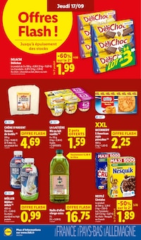 Promotion Nestlé dans le prospectus Lidl, valable du 17/09/2026 au 23/09/2026 Promo Nestlé dans le catalogue Lidl du moment à la page 16