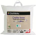 Oreiller ferme traité anti-acariens - DOMEDIA en promo chez Intermarché Hyper Oreiller ferme traité anti-acariens - DOMEDIA dans le catalogue Intermarché Hyper