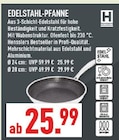 Edelstahl-Pfanne Angebote von Henssler bei Marktkauf Lemgo für 25,99 €