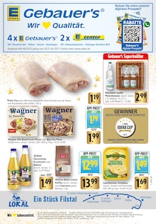 Aktueller EDEKA Prospekt "Aktuelle Angebote" Seite 1 von 30 Seiten für Geislingen