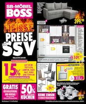 Aktueller SB Möbel Boss Prospekt "HEISSE PREISE ZUM SSV" mit 12 Seiten