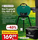 Gas-Kugelgrill City 420 G SE im Netto Marken-Discount Prospekt Gas-Kugelgrill City 420 G SE von Outdoorchef im aktuellen Netto Marken-Discount Prospekt für 169,99 €