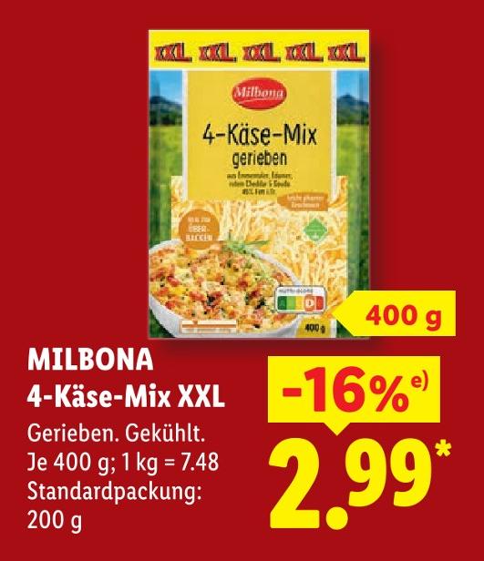 4-Käse-Mix XXL