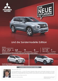 Aktueller Mitsubishi Prospekt "Mitsubishi Angebote" Seite 1 von 8 Seiten für Göppingen