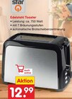 Edelstahl Toaster Angebote von Star bei Netto Marken-Discount Weimar für 12,99 €