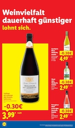 Lidl Wein im Prospekt 