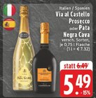 Prosecco Angebote von Via al Castello bei E center Wuppertal für 5,49 €