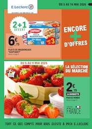 Catalogue Supermarchés E.Leclerc en cours à Vaulx-en-Velin et alentours, TOUT CE QUI COMPTE POUR VOUS EXISTE À PRIX E.LECERC, 44 pages, 05/05/2026 - 16/05/2026