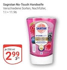 No-Touch Handseife Angebote von Sagrotan bei GLOBUS Erfurt für 2,99 €