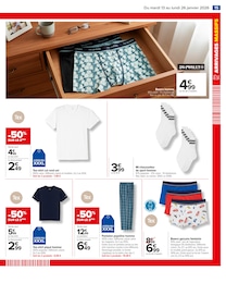 Prix et réduction Sous-Vêtements Homme dans le prospectus Carrefour en cours Offre Sous-Vêtements Homme dans le catalogue Carrefour du moment à la page 16