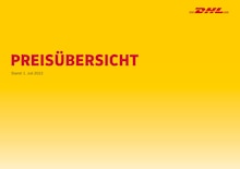 Aktueller DHL Paketshop Prospekt "PREISÜBERSICHT" Seite 1 von 11 Seiten für Herzogenaurach
