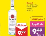Rum von Bacardi im aktuellen Netto Marken-Discount Prospekt für 9,49 €