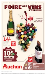 Prix et réduction Champagne dans le prospectus Auchan Hypermarché en cours Offre Champagne dans le catalogue Auchan Hypermarché du moment à la page 1