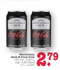 Gentleman Jack & Coca-Cola Angebote von Jack Daniel's bei E center Heidelberg für 2,79 €