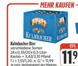 nah und gut - Bier Angebot im Prospekt Bier bei nah und gut im Prospekt "" für 11,99 €