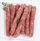 8 chipolatas supérieures longues en promo chez Lidl Saint-Étienne à 5,99 €