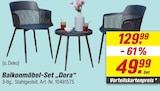 Balkonmöbel-Set Dora im aktuellen toom Baumarkt Prospekt