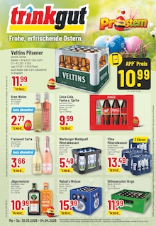 Trinkgut Prospekt der KW 14 "Aktuelle Angebote" Aktueller Trinkgut Prospekt "Aktuelle Angebote" Seite 1 von 18 Seiten