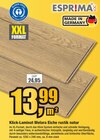Aktuelles Klick-Laminat Melara Eiche rustik natur Angebot bei Dekor-Markt in Duisburg ab 13,99 €