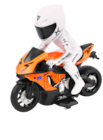 Moto avec pilote radiocommandée 1/10ème - La Grande Récré Moto avec pilote radiocommandée 1/10ème à 19,99 € dans le catalogue La Grande Récré
