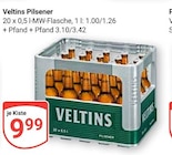 Pilsener im Angebot bei GLOBUS in Kaarst Pilsener Angebote von Veltins bei GLOBUS Kaarst für 9,99 €