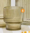 Set de 4 verres bas striés - B&M à Vitrolles Set de 4 verres bas striés en promo chez B&M Vitrolles à 6,99 €